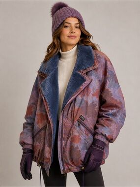 Luhta Sport - Vintage Oversized Ski Jacket Made in Finland - Sz 6 (fitsS-L)